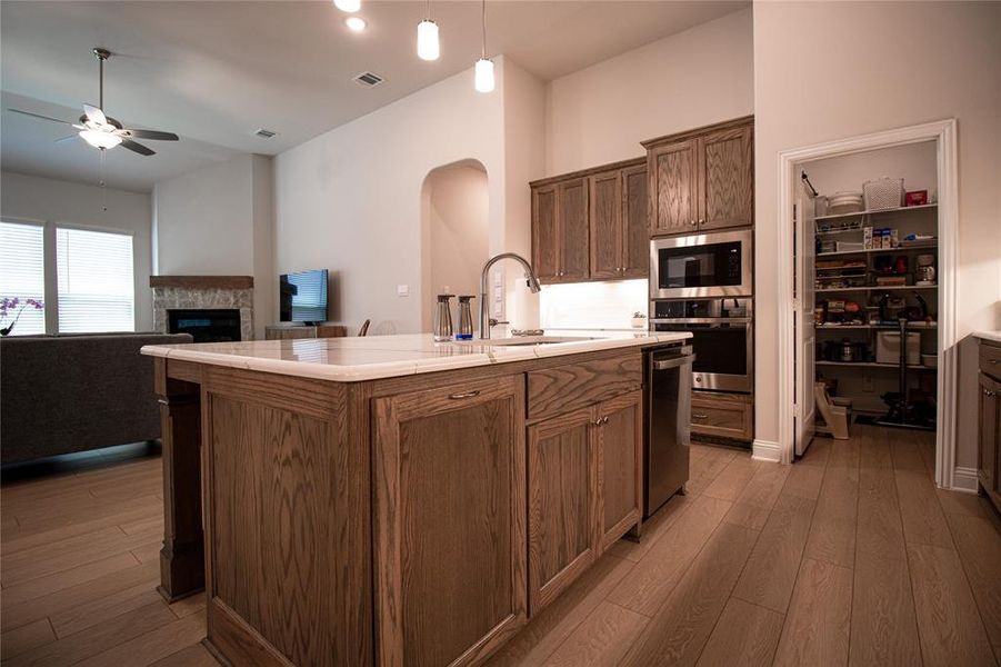 Furnished interior view inside a new home in , Rowlett (Image 5).