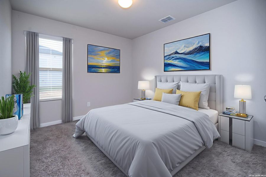 Furnished interior view inside a new home in Summer Hills, San Antonio (Image 11).