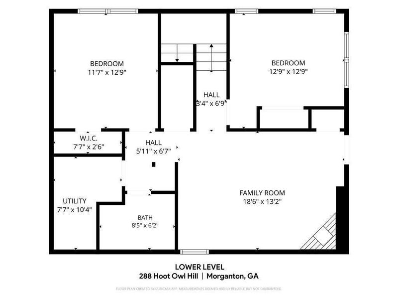 2D floor plan layout of this home in , Morganton, GA (Image 7). 2D floor plan layout of this home in , Morganton, GA (Image 7).