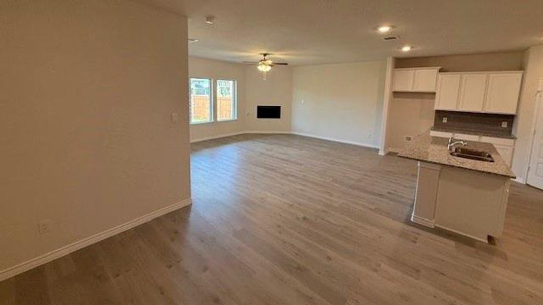 Spacious, unfurnished interior of a new home in Fireside by the Lake, Garland (Image 6). Spacious, unfurnished interior of a new home in Fireside by the Lake, Garland (Image 6).