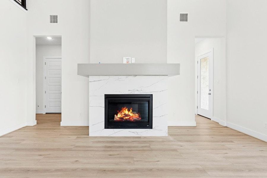 Spacious, unfurnished interior of a new home in Leander Estates, Leander (Image 25). Spacious, unfurnished interior of a new home in Leander Estates, Leander (Image 25).