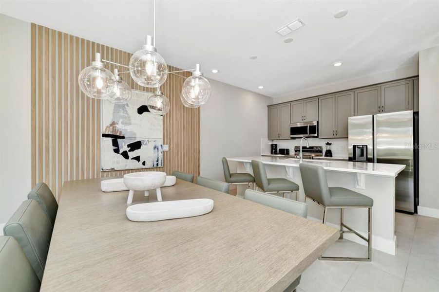 Furnished interior view inside a new home in , Kissimmee (Image 7).