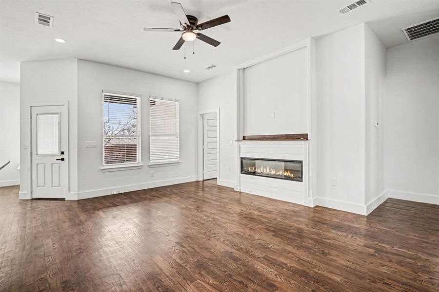 Living room is the focal point of the home and offers substantial space for your furnishings.