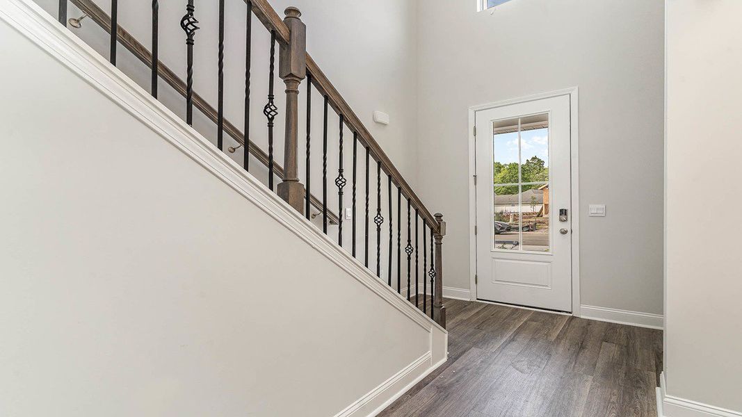 Representative unfurnished interior of a home built from the FORRESTER by D.R. Horton in Haven View, Murrells Inlet (Image 12).