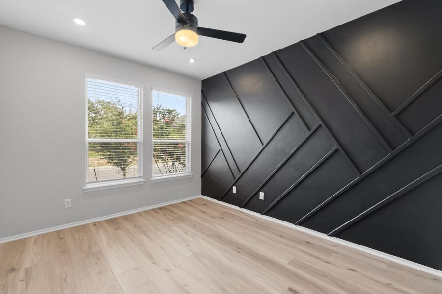 Spacious, unfurnished interior of a new home in River Bluff, Leander (Image 24). Spacious, unfurnished interior of a new home in River Bluff, Leander (Image 24).
