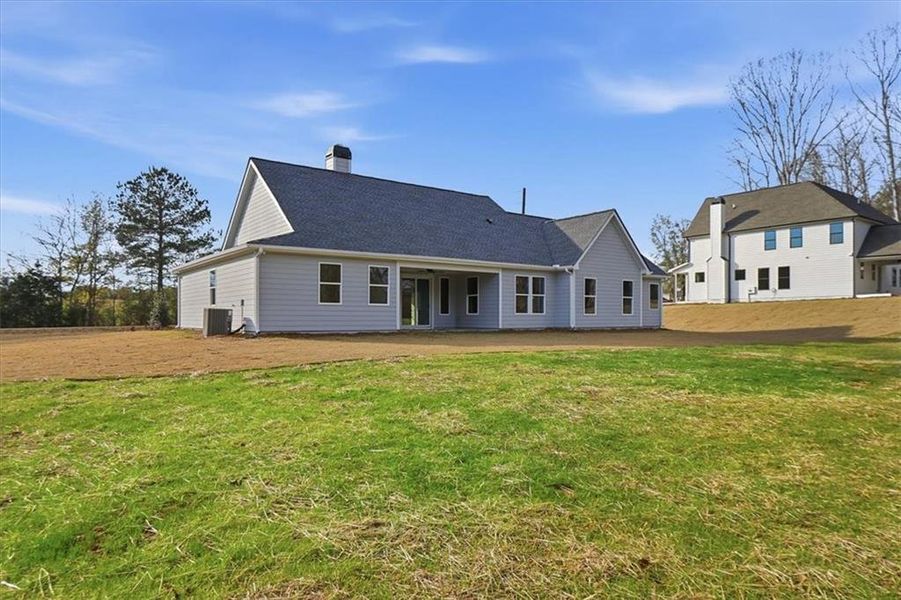 Exterior details and patio area of a home in , Statham (Image 32).