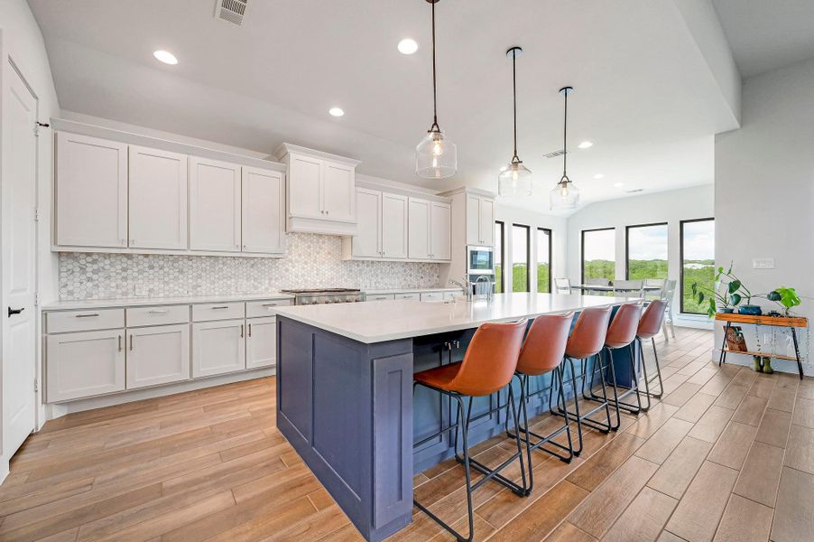 Furnished interior view inside a new home in La Cima 60', San Marcos (Image 18). Furnished interior view inside a new home in La Cima 60', San Marcos (Image 18).