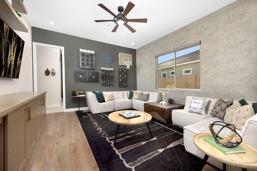 Representative furnished interior of a home built from the Garnet by Mattamy Homes in Tierra Vistoso, Surprise (Image 17).