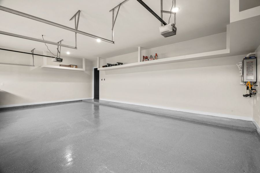 Representative unfurnished interior of a home built from the Pebble Beach- II by LEH. Homes in Verdancia, El Paso (Image 58).