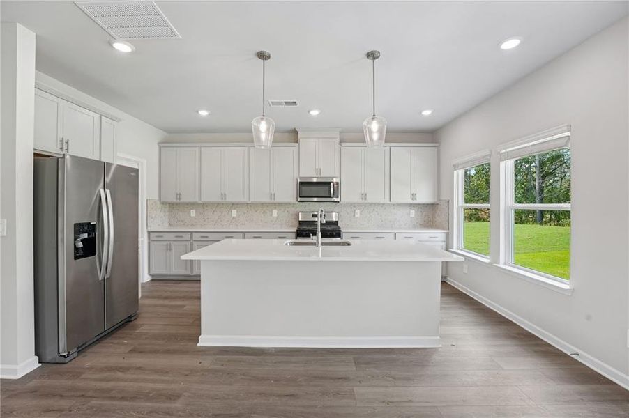 Furnished interior view inside a new home in Northwoods at Mirror Lake, Villa Rica (Image 16).