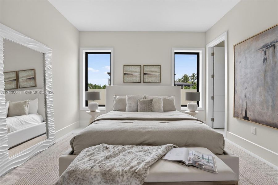 Furnished interior view inside a new home in , Fort Lauderdale (Image 5).