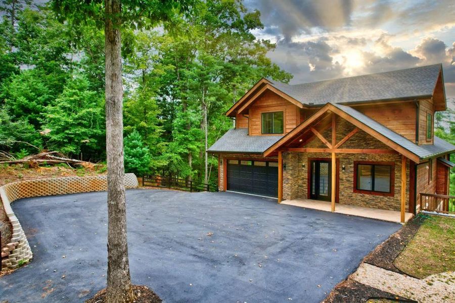 Exterior details and patio area of a home in , Ellijay (Image 30). Exterior details and patio area of a home in , Ellijay (Image 30).