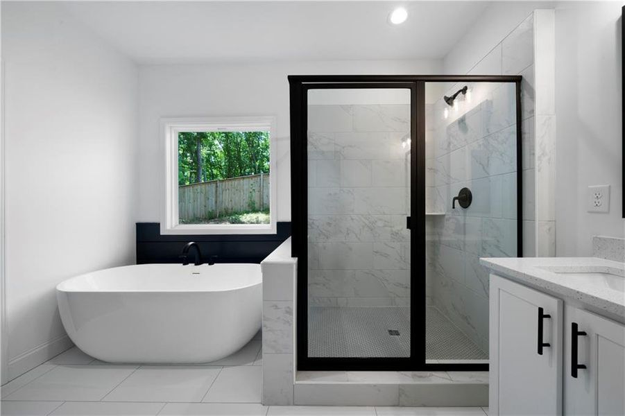 Furnished interior view inside a new home in , Dallas (Image 7).