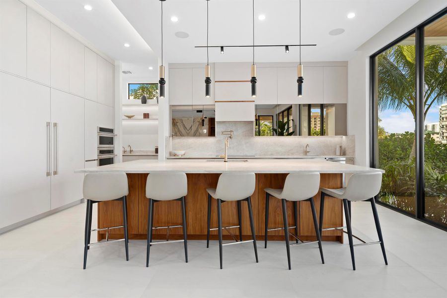 Furnished interior view inside a new home in , Pompano Beach (Image 6). Furnished interior view inside a new home in , Pompano Beach (Image 6).