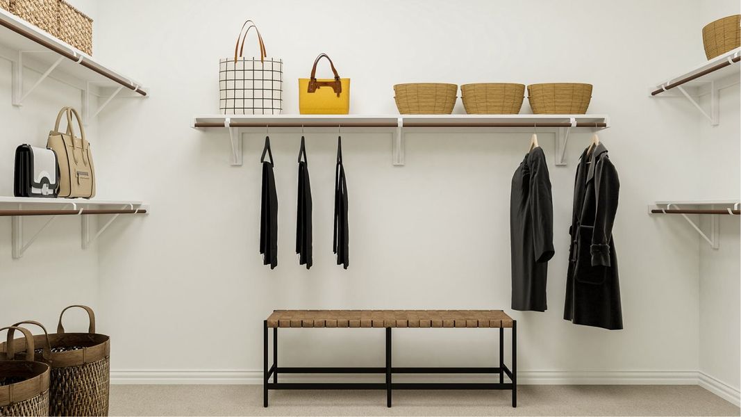 Moonstone With Media Owners Walk in Closet