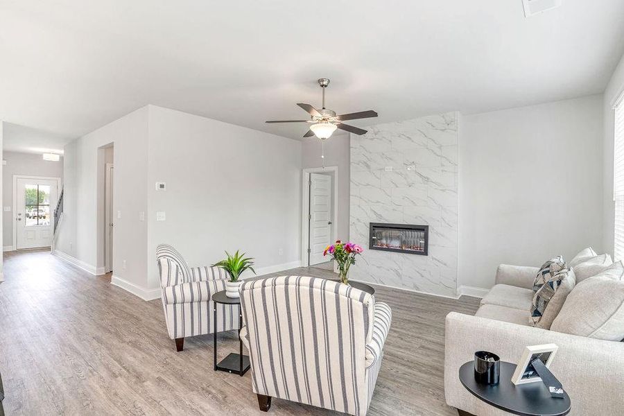 Furnished interior view inside a new home in , Bonaire (Image 16).