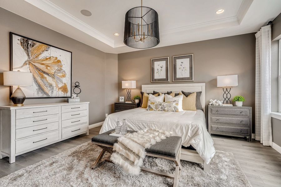Representative furnished interior of a home built from the Mesa by Taylor Morrison in Macanta Destination Collection, Castle Rock (Image 15).