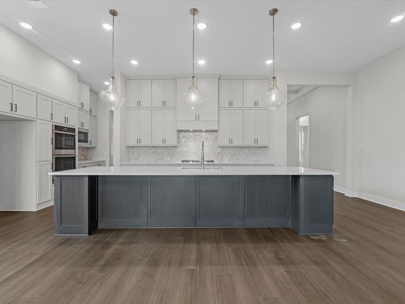 Furnished interior view inside a new home in Sienna 80′, Missouri City (Image 5).