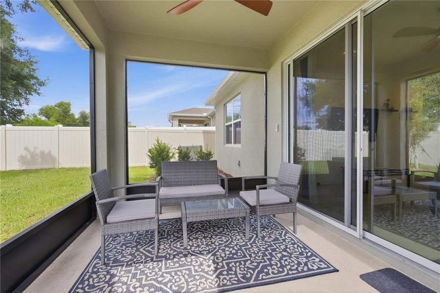 Exterior details and patio area of a home in Grandview Gardens, Deland (Image 27).