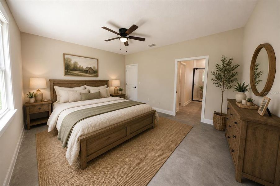 Furnished interior view inside a new home in , Eagle Lake (Image 14). Furnished interior view inside a new home in , Eagle Lake (Image 14).
