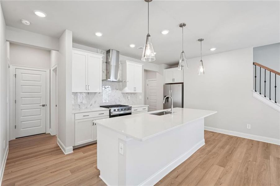 Furnished interior view inside a new home in Hemingway - Reserve Series, Cumming (Image 6). Furnished interior view inside a new home in Hemingway - Reserve Series, Cumming (Image 6).