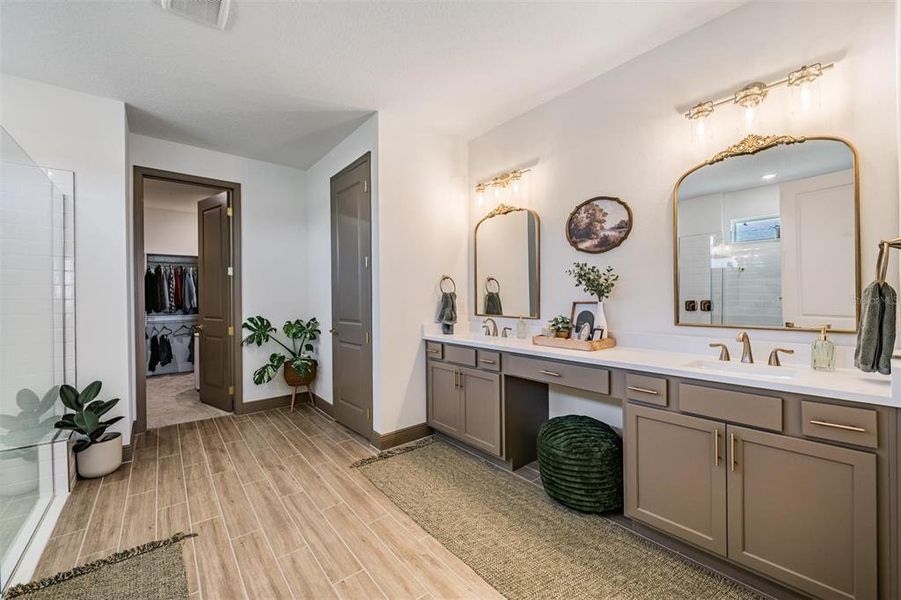 Furnished interior view inside a new home in , Parrish (Image 8).