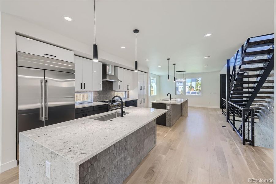 Furnished interior view inside a new home in , Denver (Image 13).