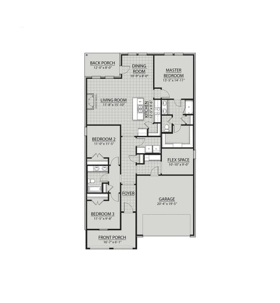 Jepson B II | DSLD Homes | Floorplan Jepson B II | DSLD Homes | Floorplan