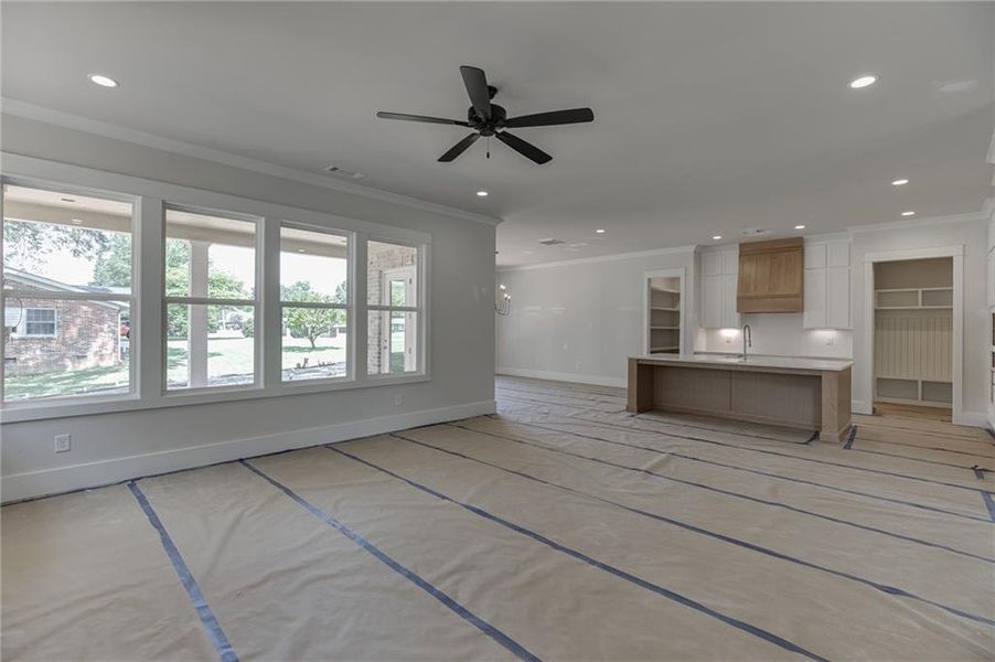 In-progress construction of a new home in , Buford, GA (Image 30).