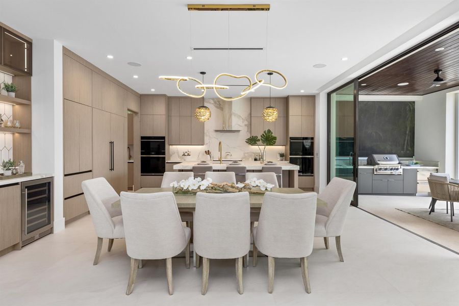 Furnished interior view inside a new home in , Boca Raton (Image 17). Furnished interior view inside a new home in , Boca Raton (Image 17).