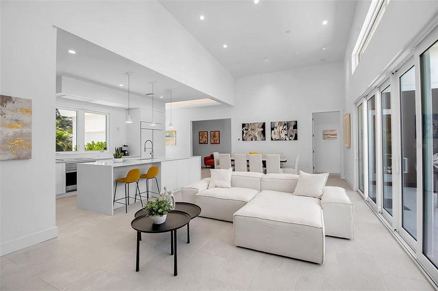 Furnished interior view inside a new home in , Sarasota (Image 11).