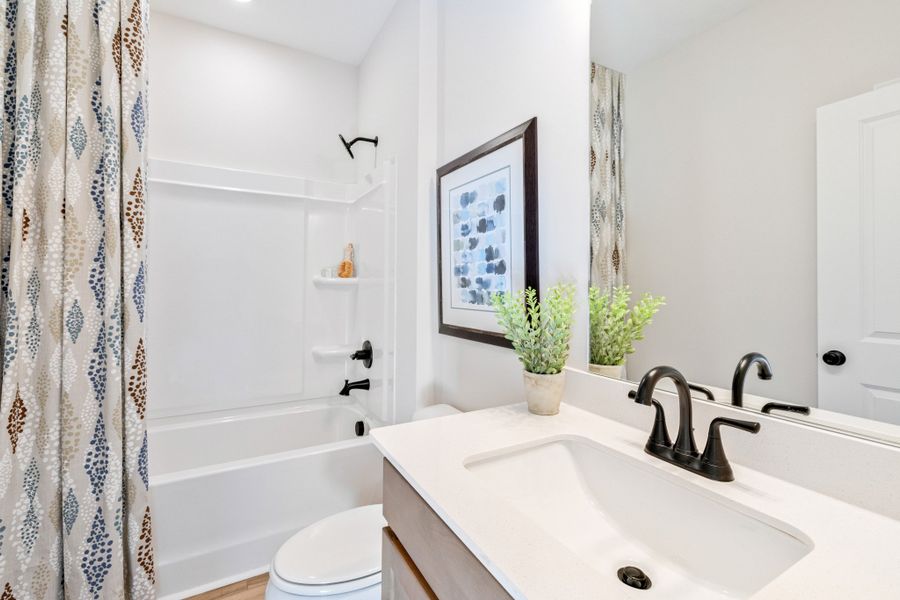 Furnished interior view inside a new home in The Oaks, Clarksville (Image 7).