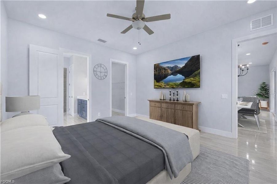 Furnished interior view inside a new home in , Lehigh Acres (Image 10). Furnished interior view inside a new home in , Lehigh Acres (Image 10).