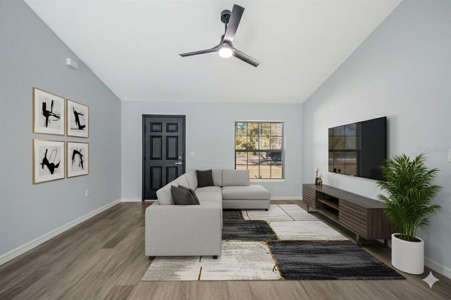 Furnished interior view inside a new home in , Dunnellon (Image 12).