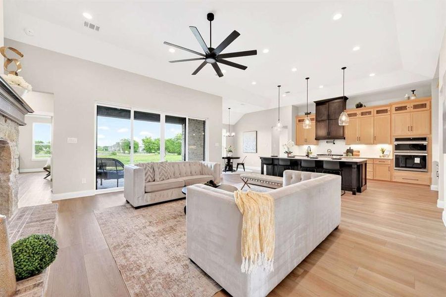 Furnished interior view inside a new home in , Royse City (Image 34).
