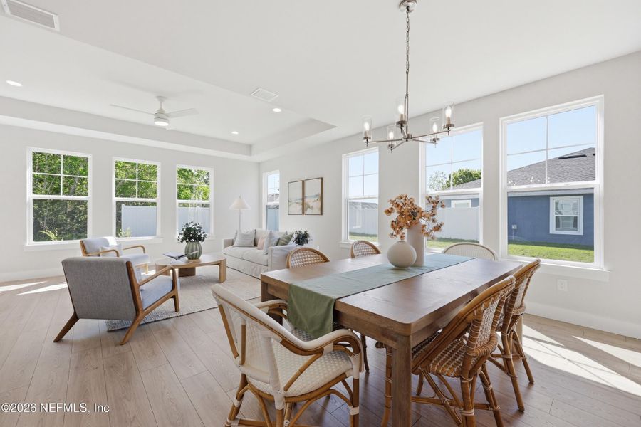 Furnished interior view inside a new home in Palm Coast Homes, Palm Coast (Image 19).