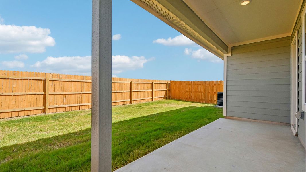 Exterior details and patio area of a home in Durango, Mustang Ridge (Image 23).
