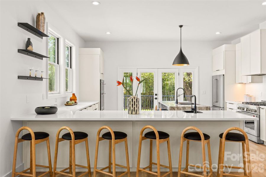 Furnished interior view inside a new home in , Charlotte (Image 31).