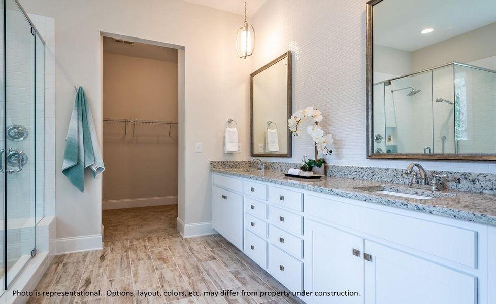 Representative furnished interior of a home built from the Muirfield by Greybrook Homes in Edmunds Farm, Clover (Image 13).
