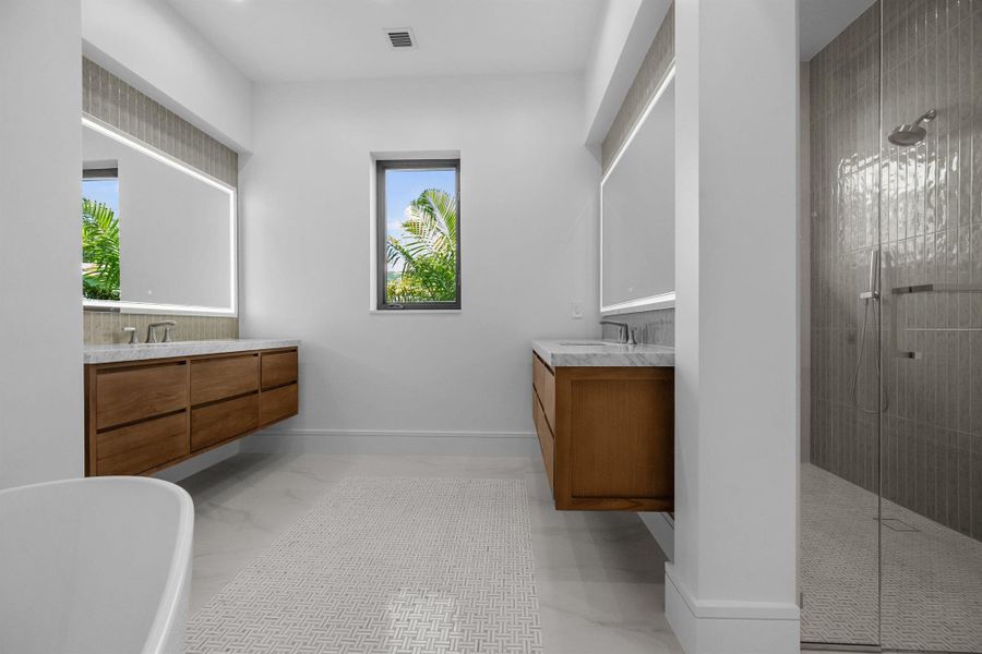 Close-up of interior finishes inside a home in , North Palm Beach (Image 8).