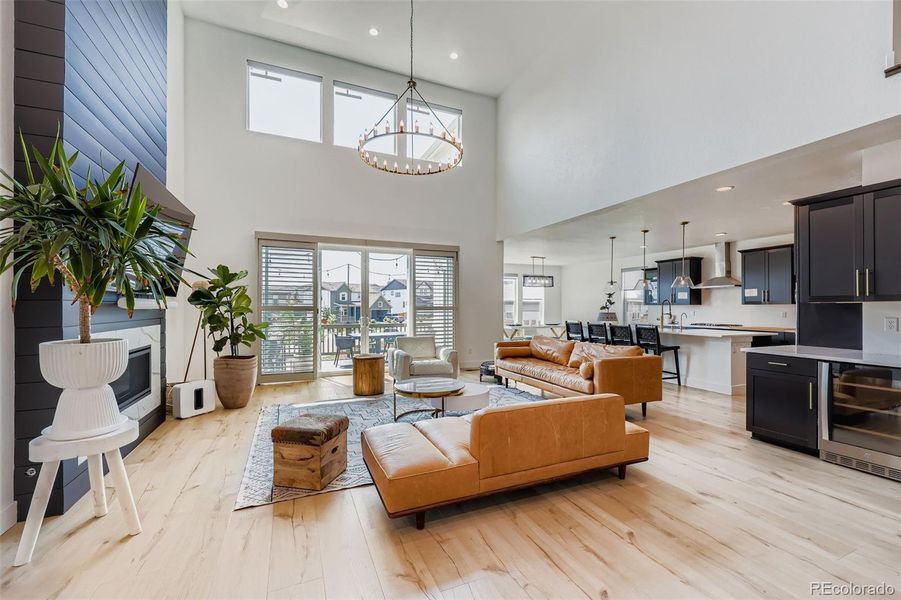 Furnished interior view inside a new home in , Castle Pines (Image 7).