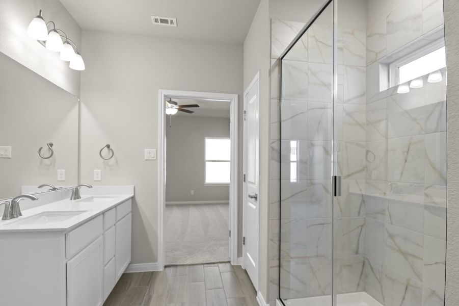 Furnished interior view inside a new home in Sonterra, Jarrell (Image 10).