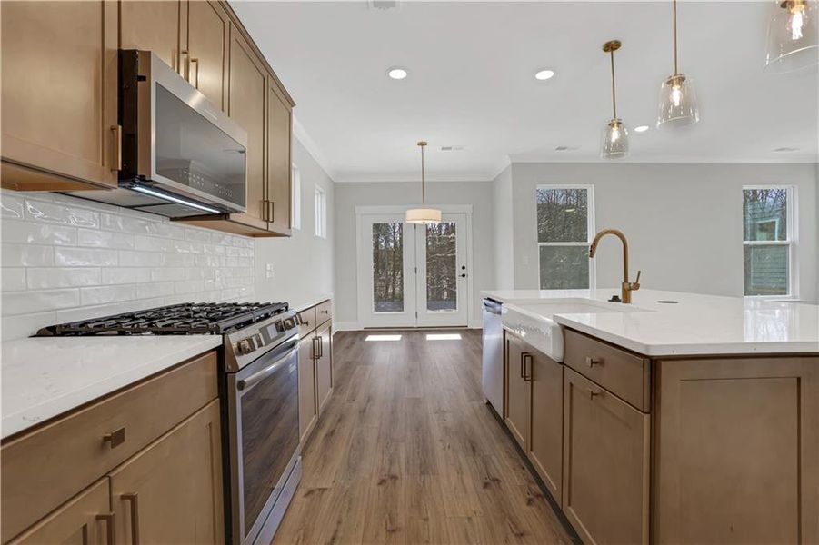 Furnished interior view inside a new home in Villas at Dawsonville, Dawsonville (Image 12). Furnished interior view inside a new home in Villas at Dawsonville, Dawsonville (Image 12).