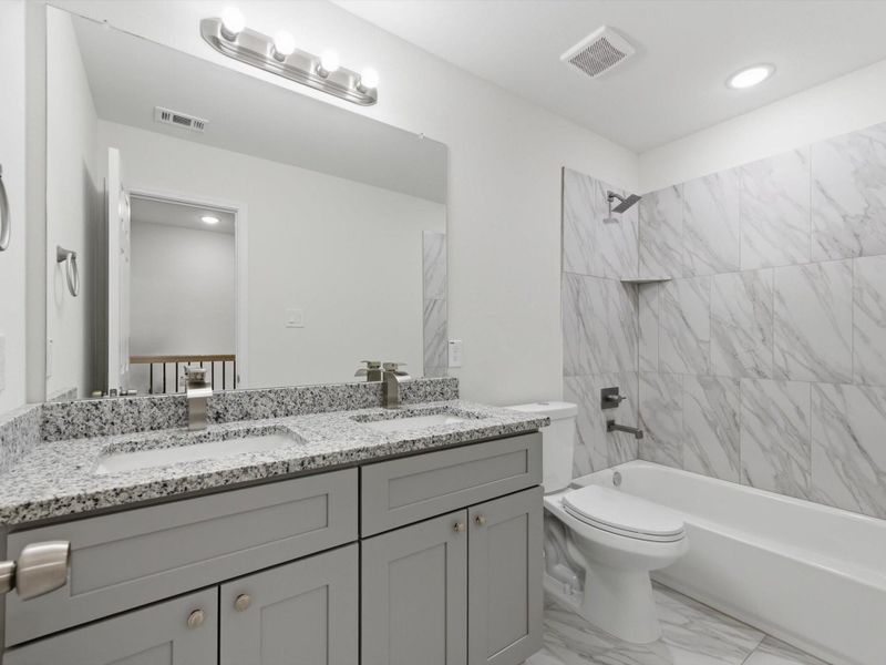 Furnished interior view inside a new home in , Houston (Image 8).