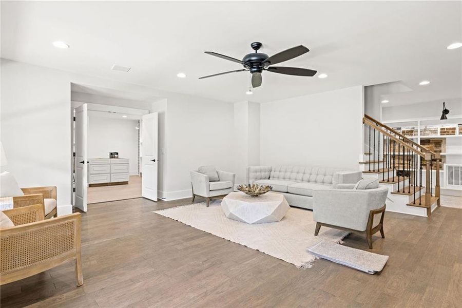 Furnished interior view inside a new home in Soleil Belmont Park, Canton (Image 46).
