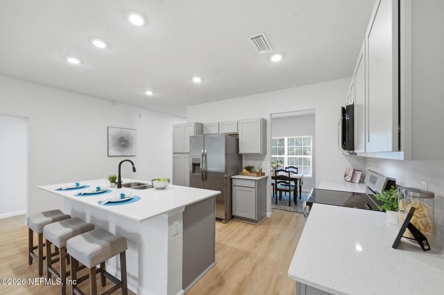 Furnished interior view inside a new home in , Jacksonville (Image 14).