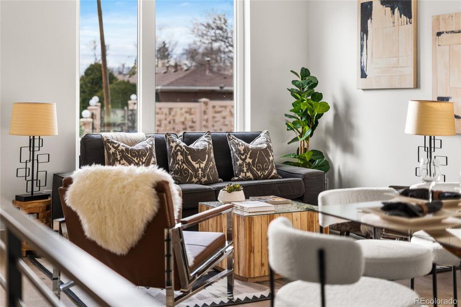 Furnished interior view inside a new home in , Denver (Image 12).