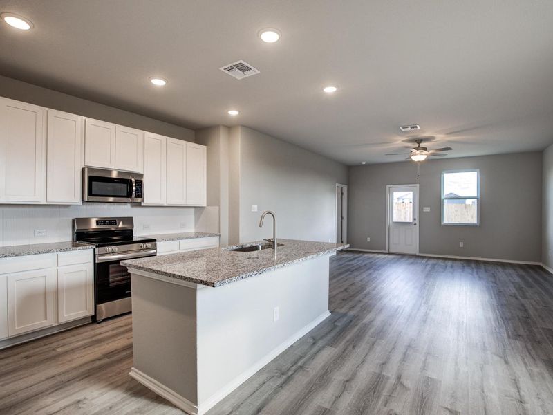 Representative furnished interior of a home built from the The Blanco A by Davidson Homes LLC in Applewhite Meadows, San Antonio (Image 6).