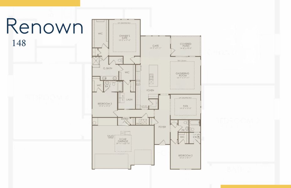 2D floor plan layout of this home in Forestwood, Longs, SC (Image 2).