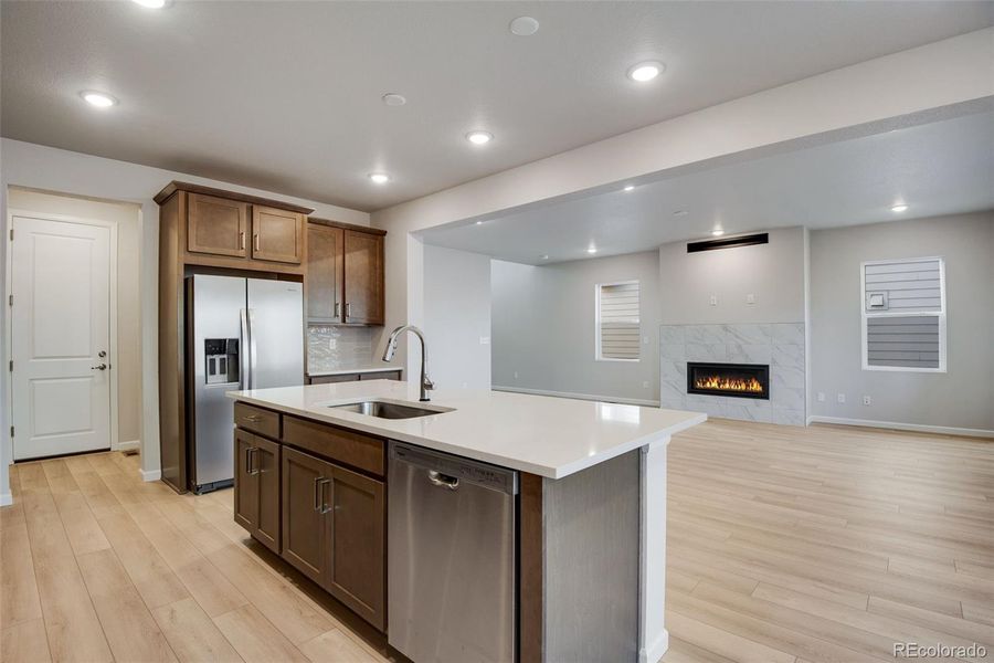 Furnished interior view inside a new home in Medley at Reunion Ridge, Commerce City (Image 8).